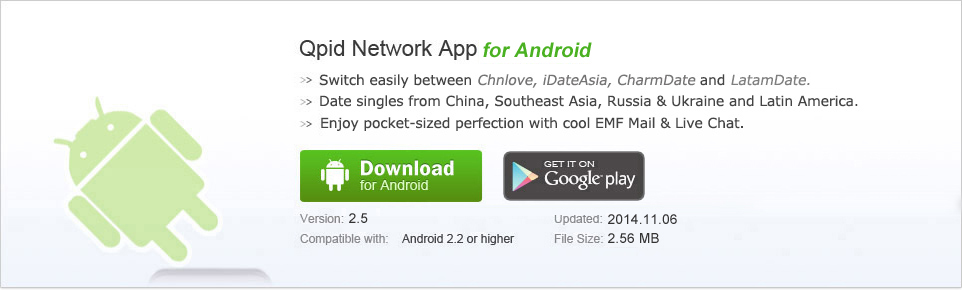 qpid network dating app Asiamecom, charmdatecom and latamdatecom - this free app gives you full access to these four qpid network member sites with cutting-edge design and a user-friendly interface, qpid network, the most trusted name in the international dating business, is dedicated to helping you connect with gorgeous girls in china, thailand, vietnam. qpid network dating app Asiamecom, charmdatecom and latamdatecom - this free app gives you full access to these four qpid network member sites with cutting-edge design and a user-friendly interface, qpid network, the most trusted name in the international dating business, is dedicated to helping you connect with gorgeous girls in china, thailand, vietnam.